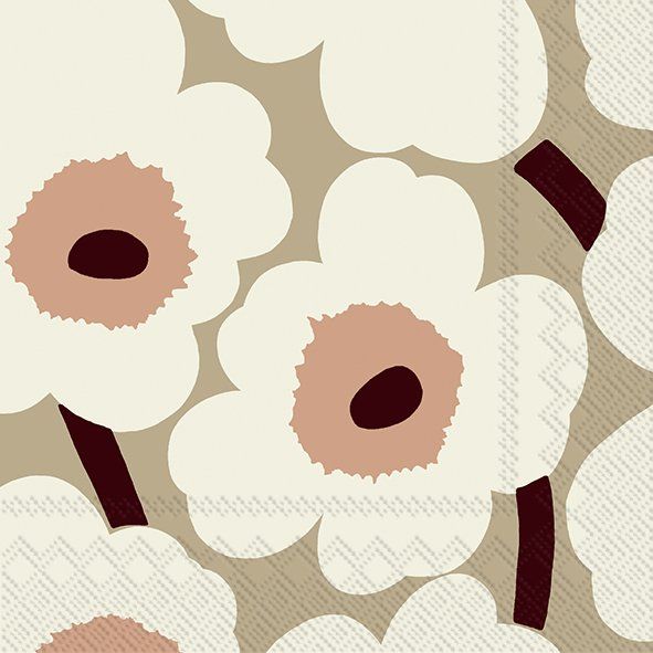 Unikko Cream Napkins