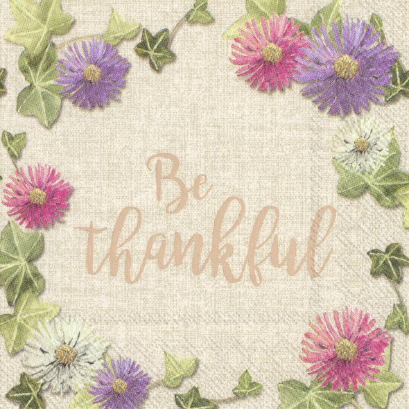 Be thankful Cocktail Napkins
