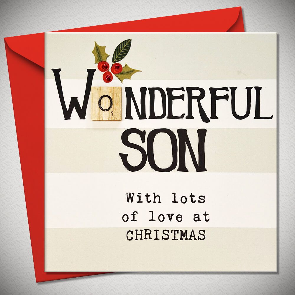 Son Christmas Card