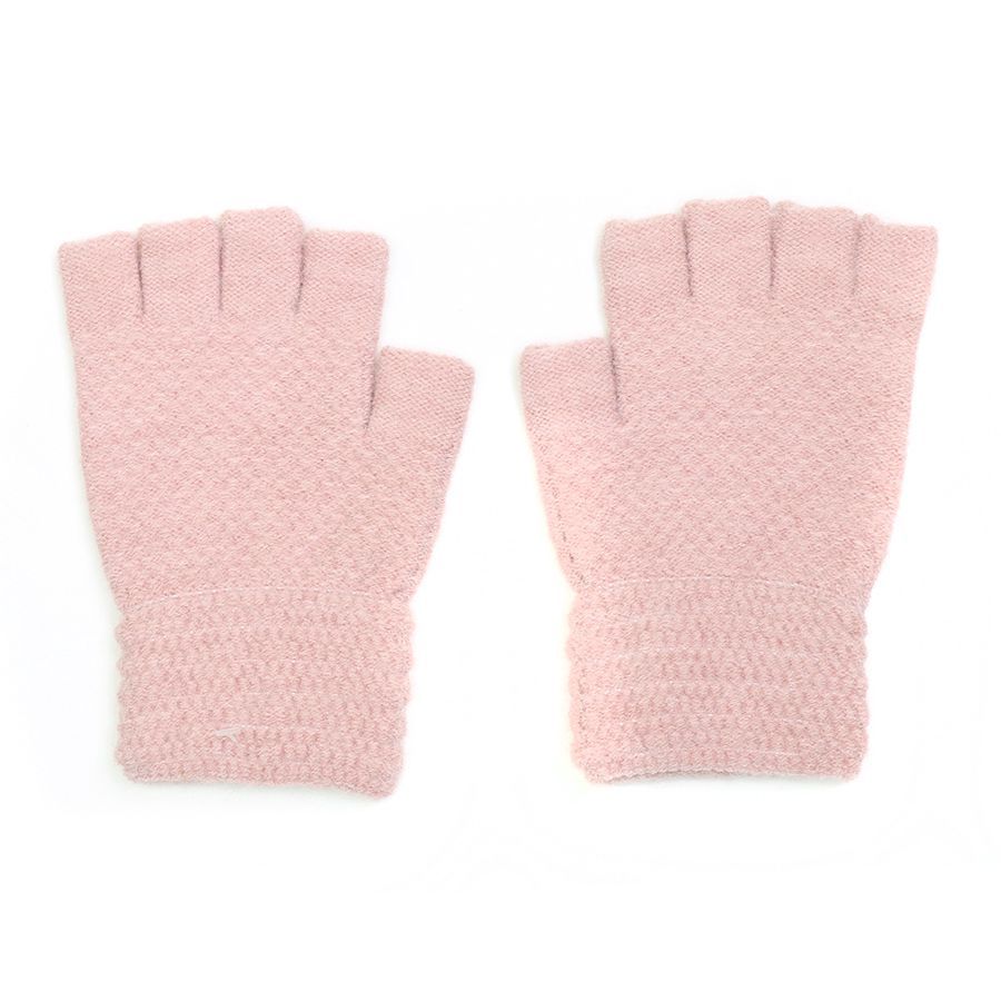 Fingerless Gloves- Pale Pink