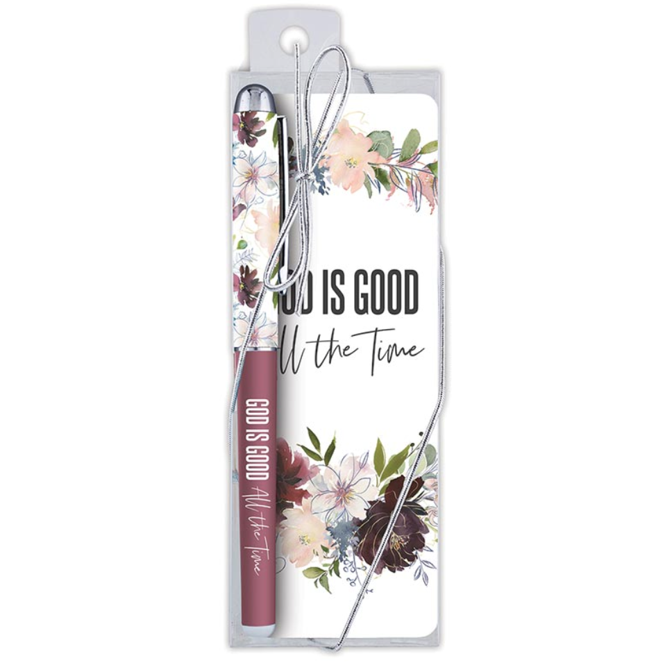 God is Good All the Time Gift Pen with Bookmark