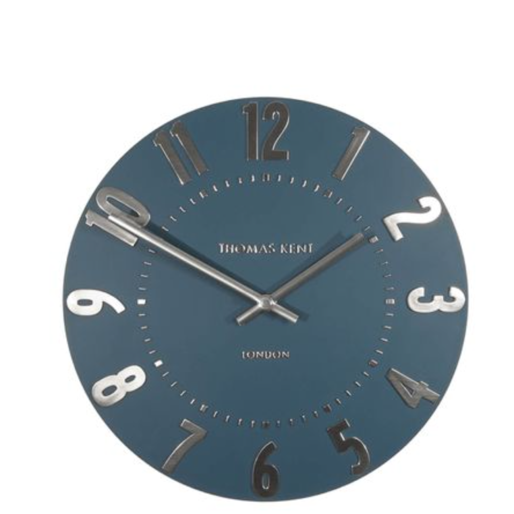 12" Mulberry Midnight Blue Wall Clock