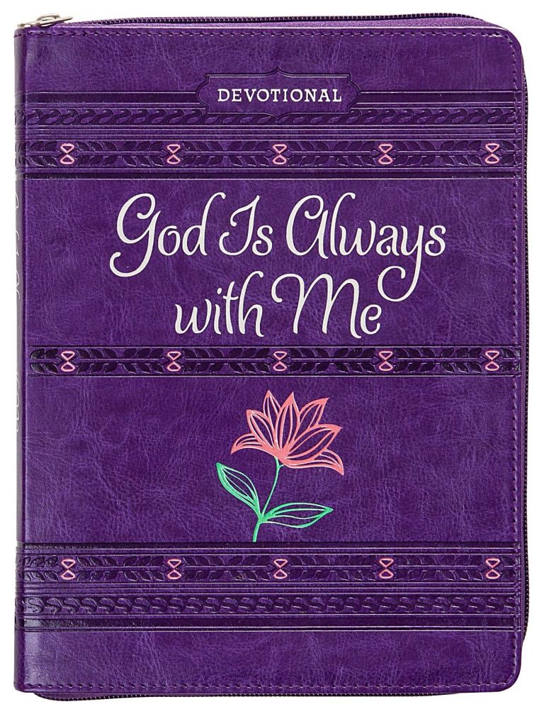 God Is Always With Me Ziparound Devotional Journal
