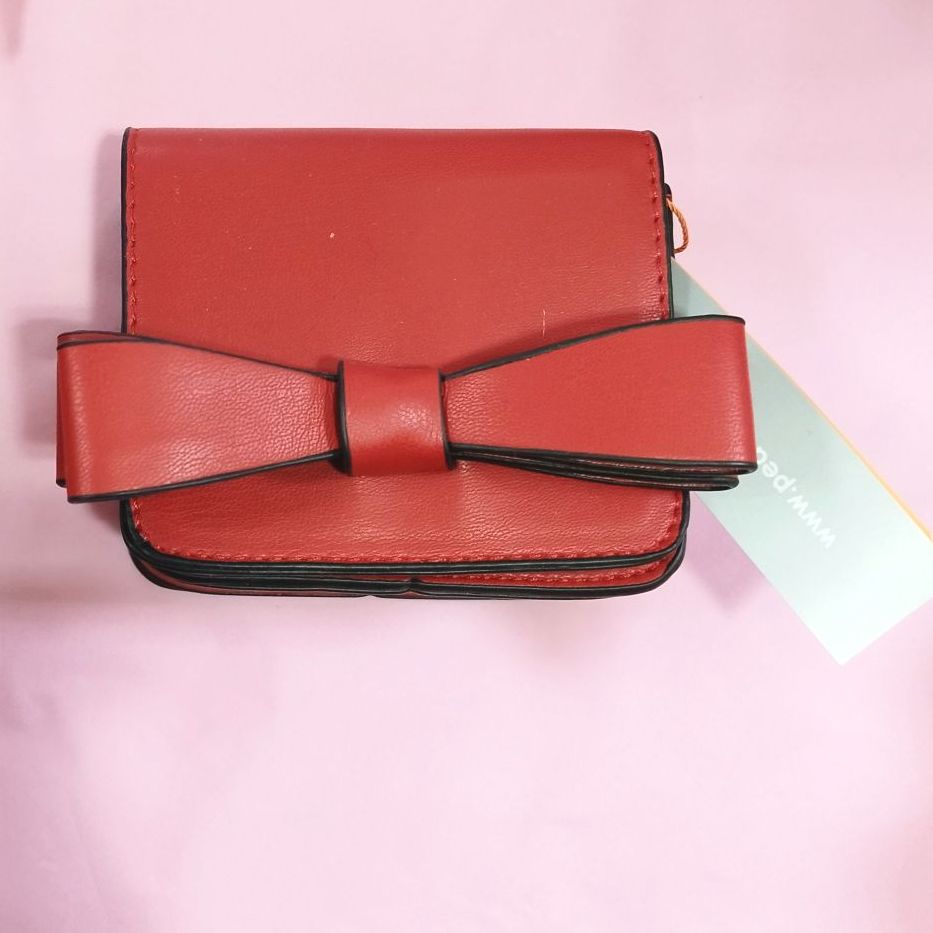 Red mini handbag