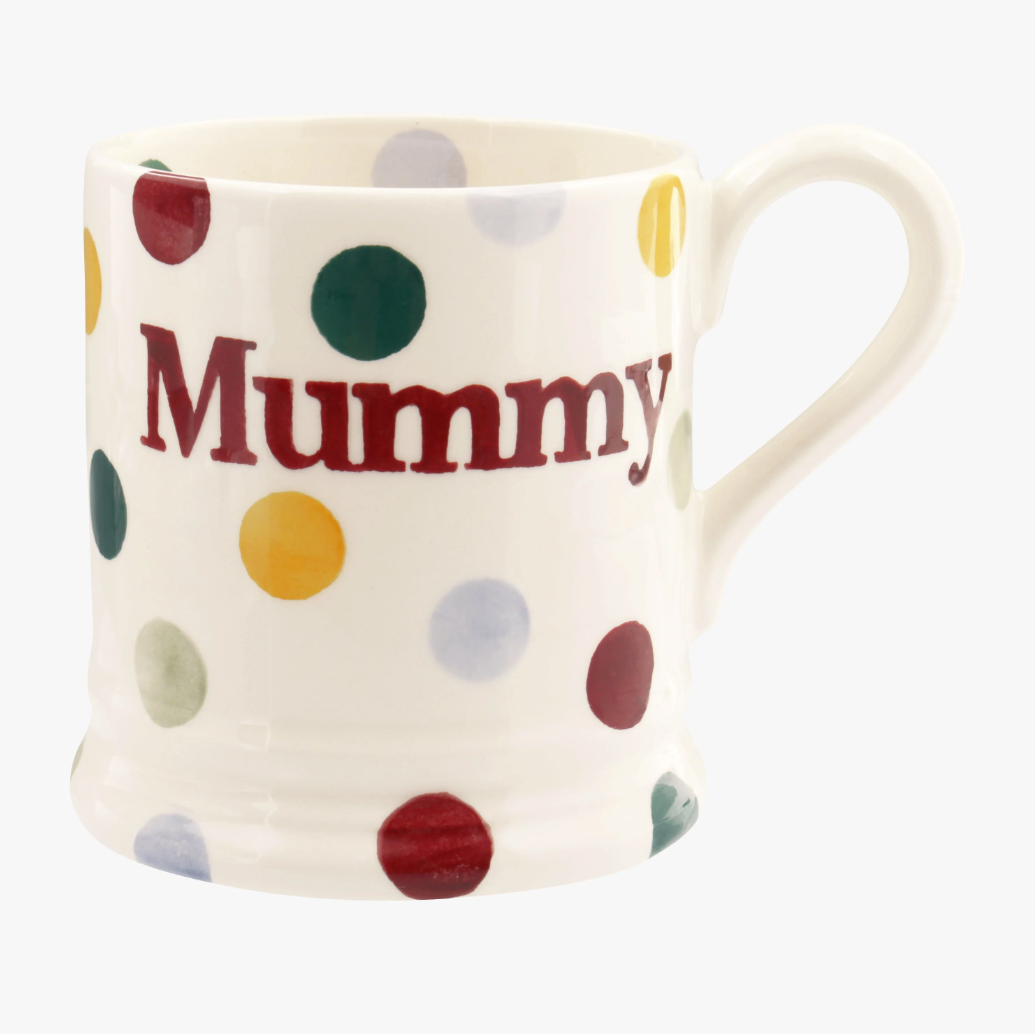 Polka Dot Mug  Mummy 1/2 Pint Mug