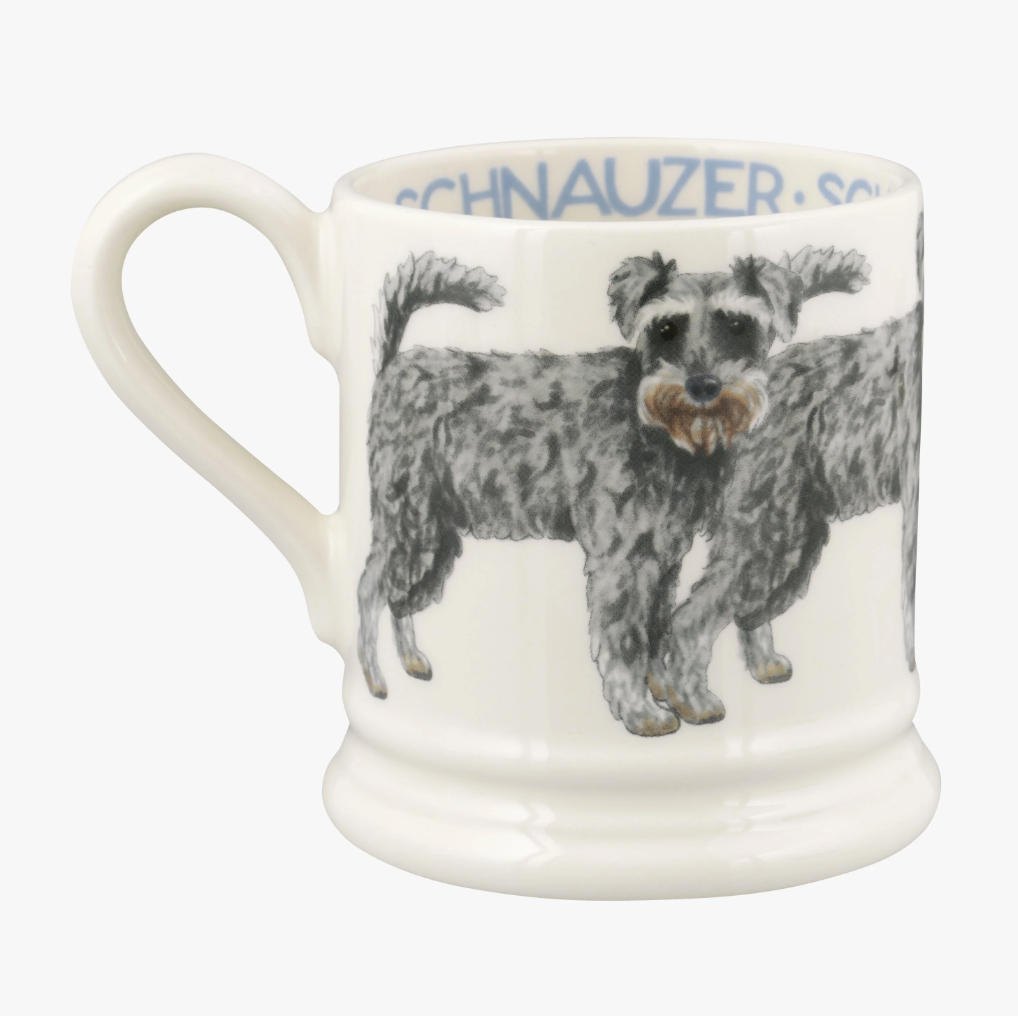 Schnauzer Dog 1/2 Pint Mug