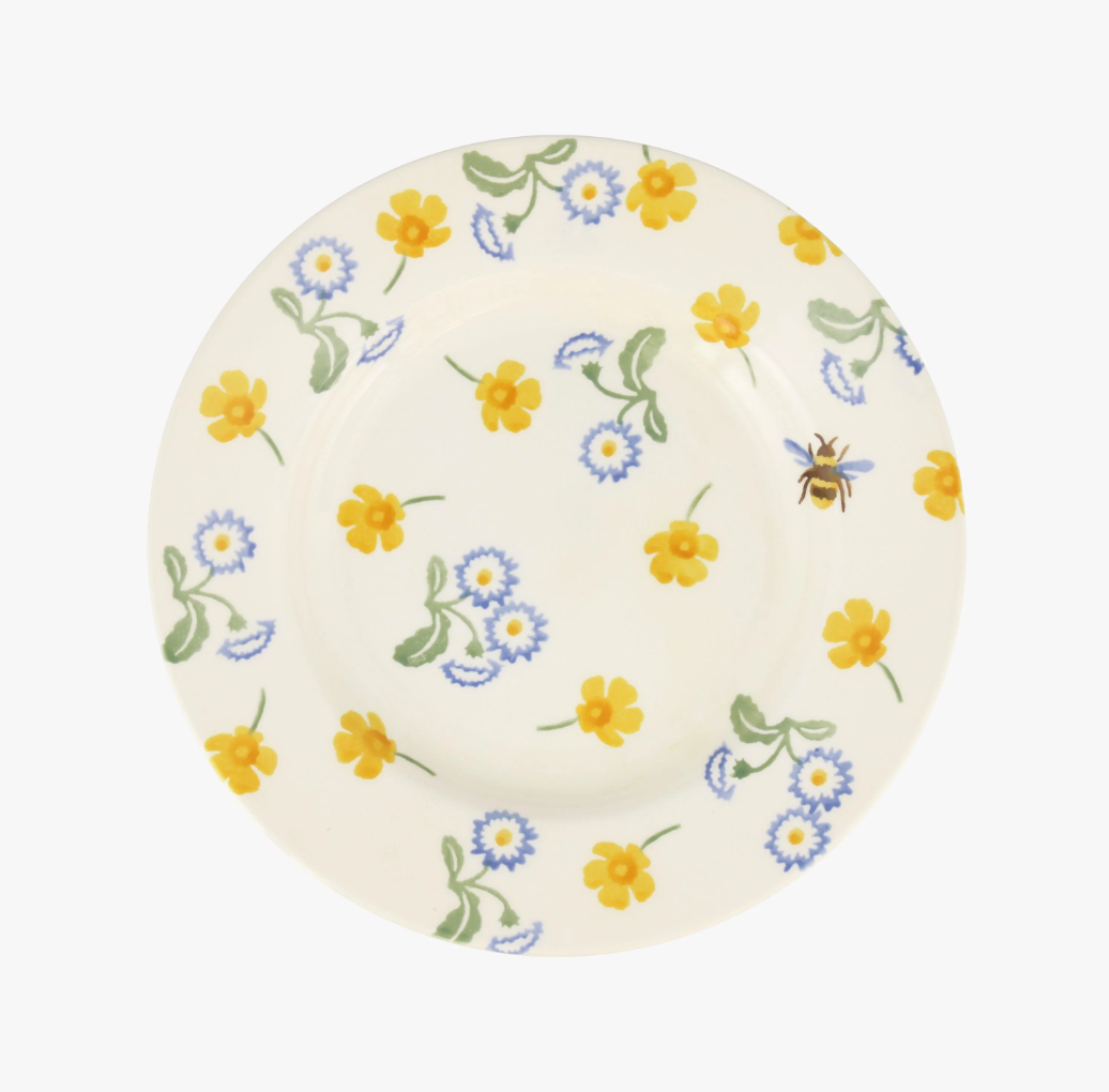 Buttercup & Daisies 8 1/2 Inch Plate
