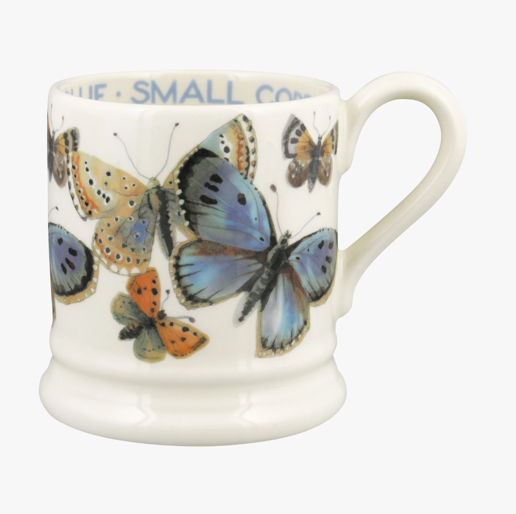 Common Blue Butterfly 1/2 Pint Mug