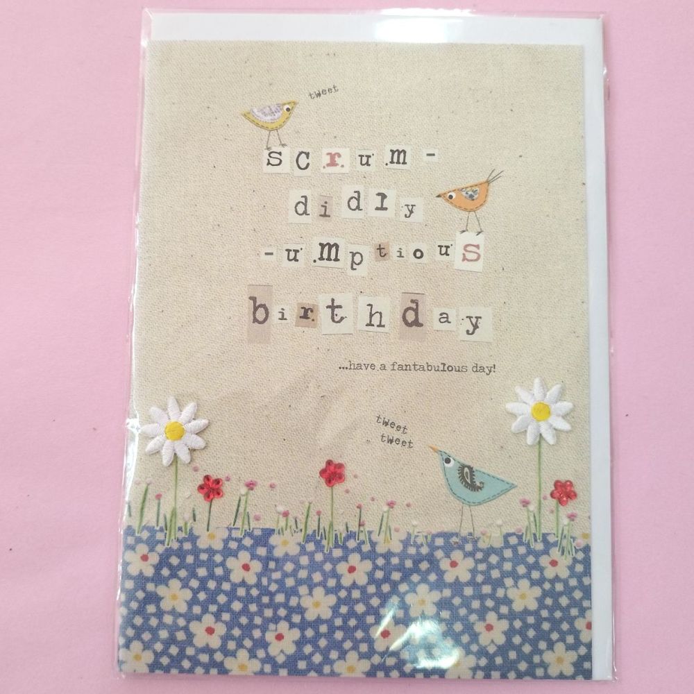 Scrum-didly-umptious Birthday Card