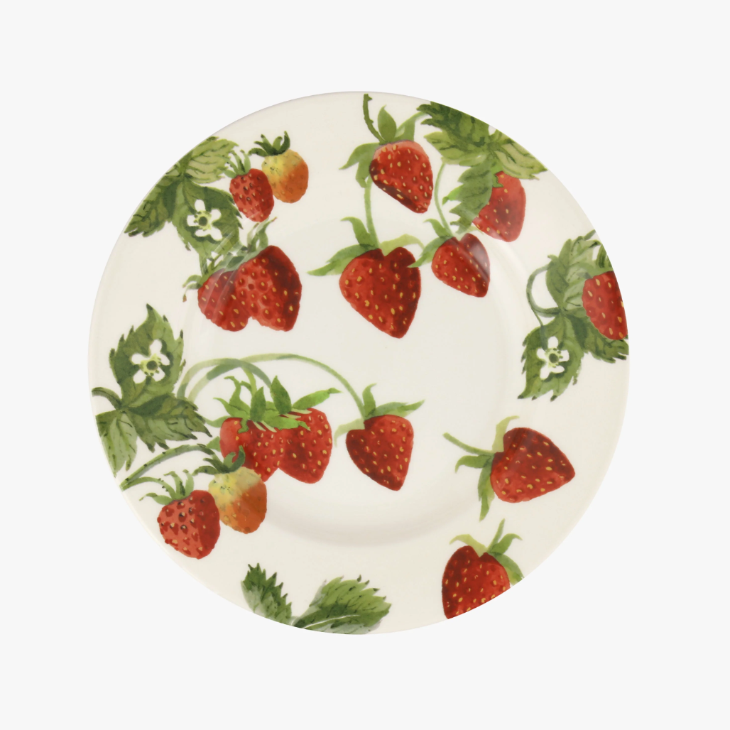 Strawberries 8 1/2 Inch Plate