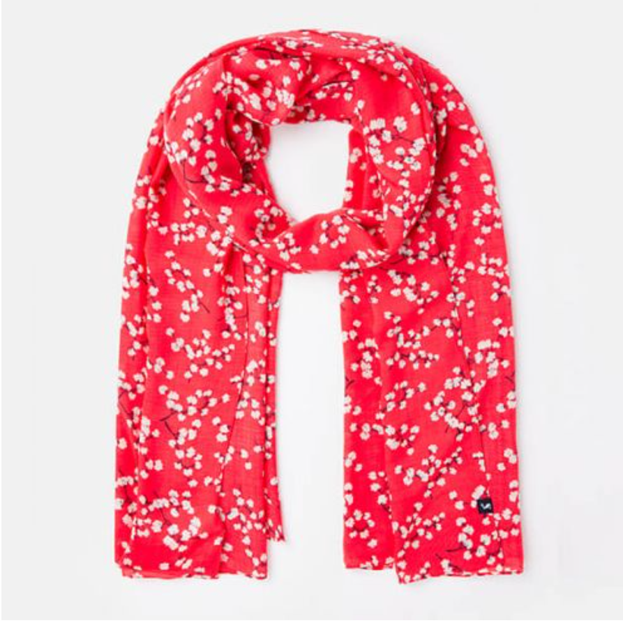 Red Ditsy Conway Rectangle Scarf
