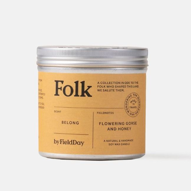 Folk Tin Candle- Belong