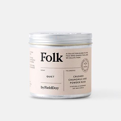 Folk Tin Candle- Quiet