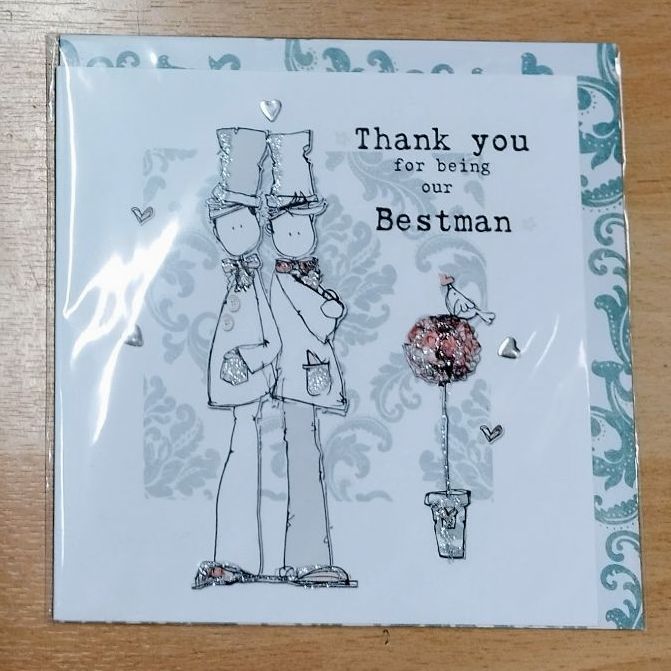 Thank you for being our Bestman Card