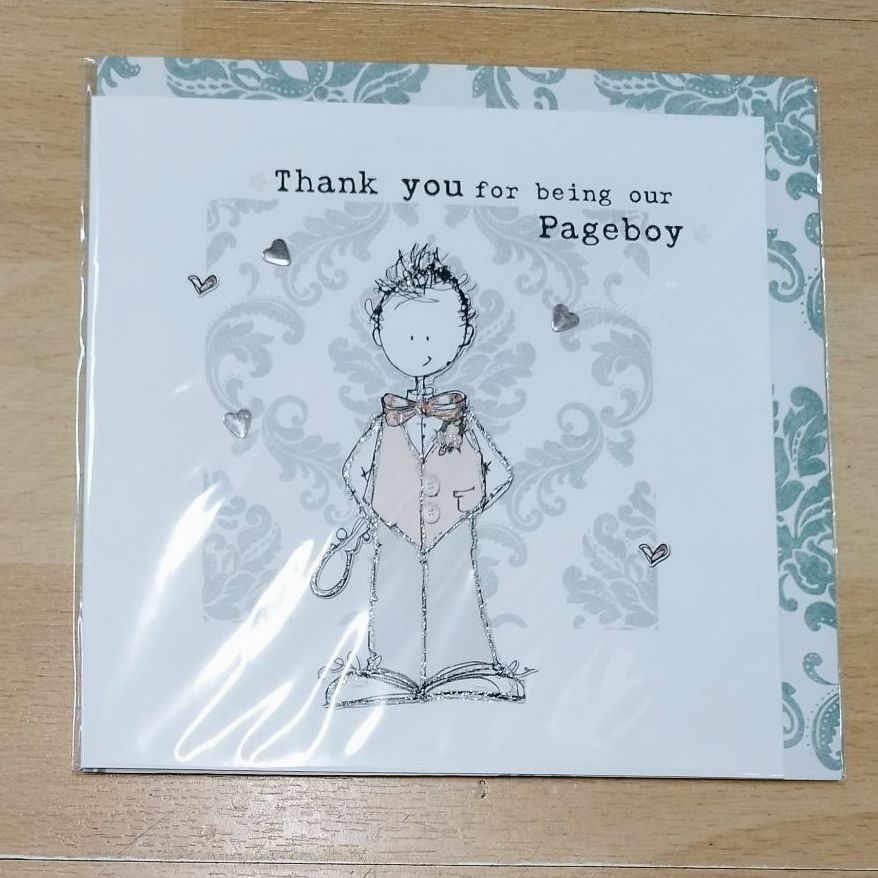 Thank you for being our Pageboy Card