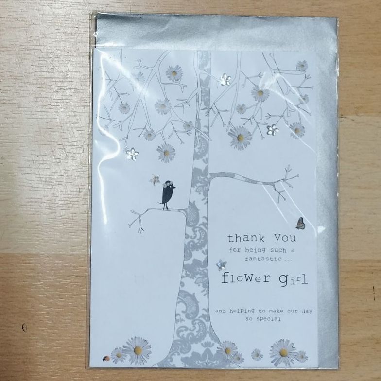 Thank you for being our Flowergirl Card