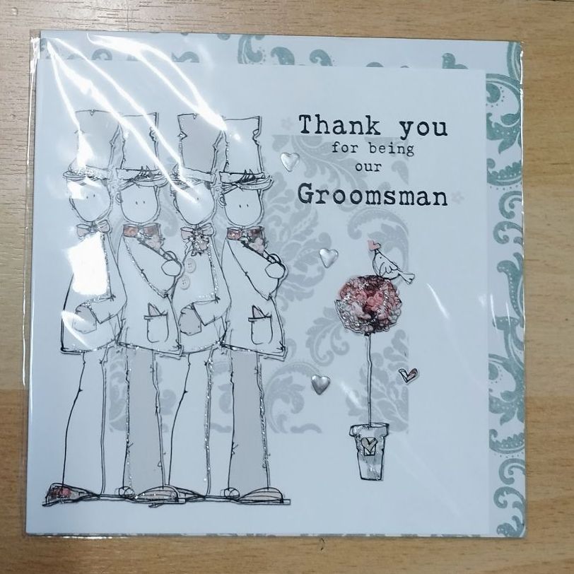 Thank you for being our Groomsman Card