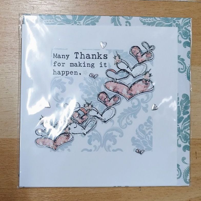 Many thanks for making it happen Card