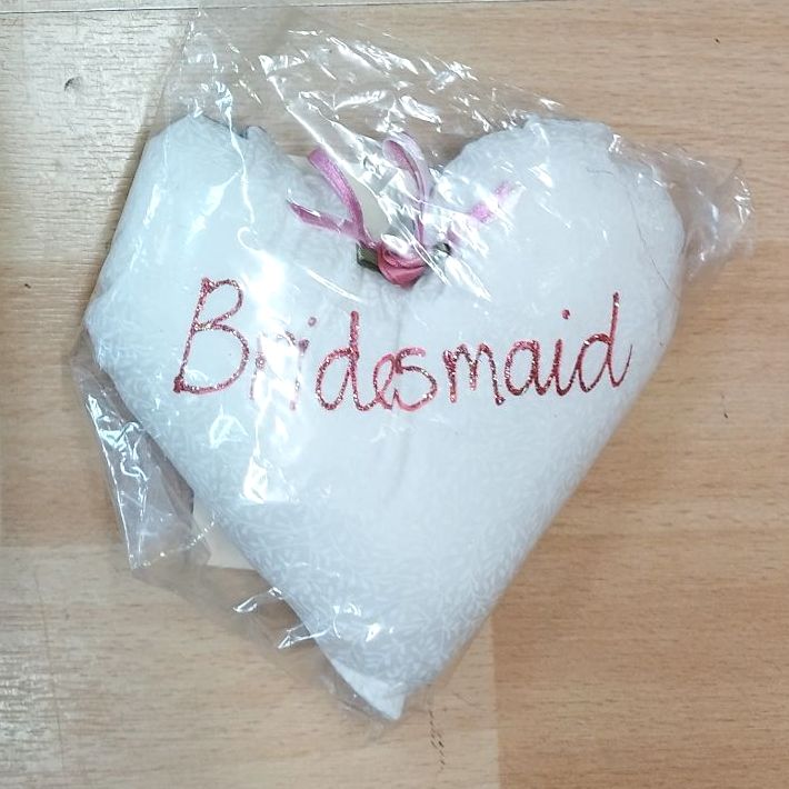 Bridesmaid Heart Cushion