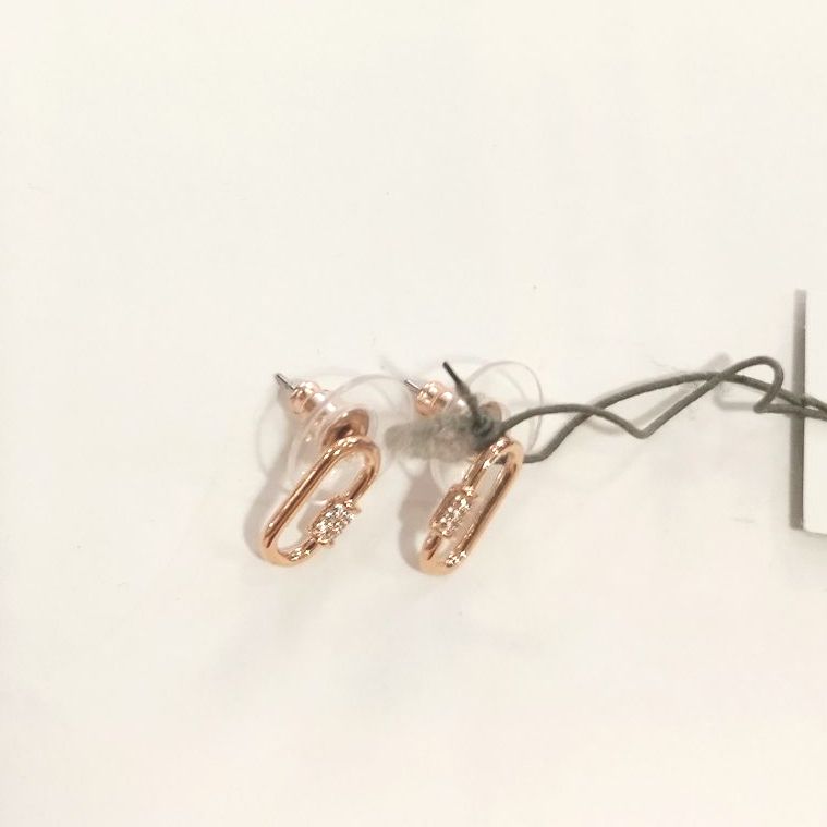Rose Gold Safety-pin style Earrings