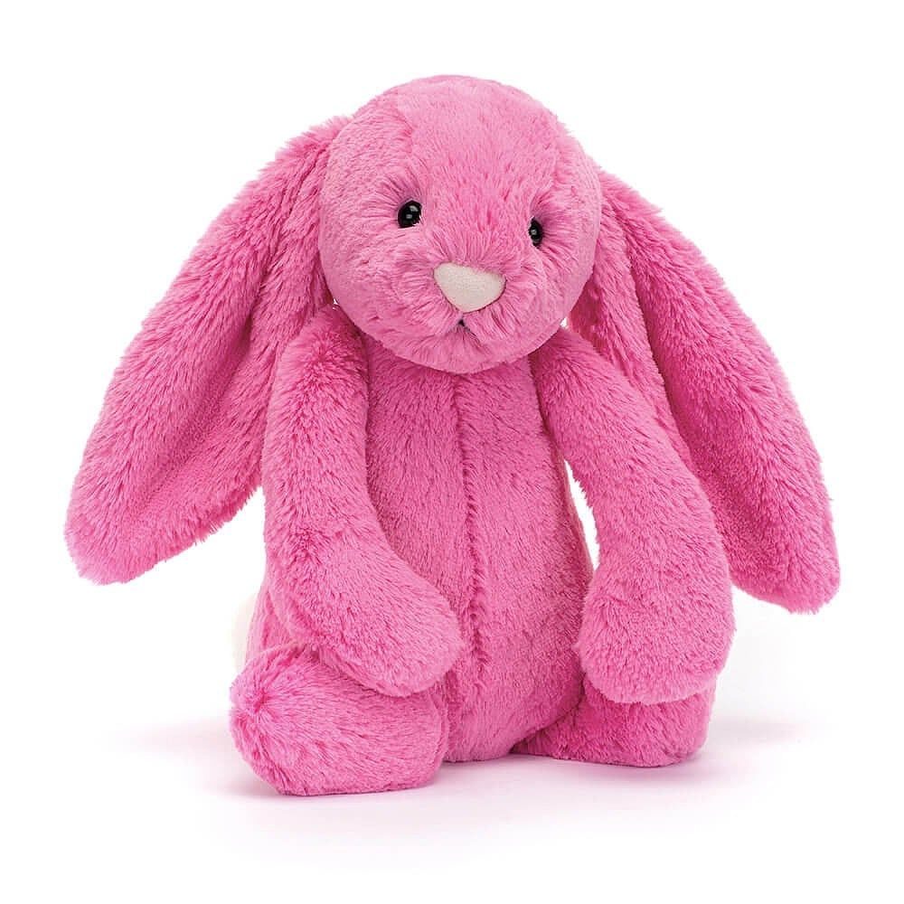 Bashful Hot Pink Bunny- Medium (original)