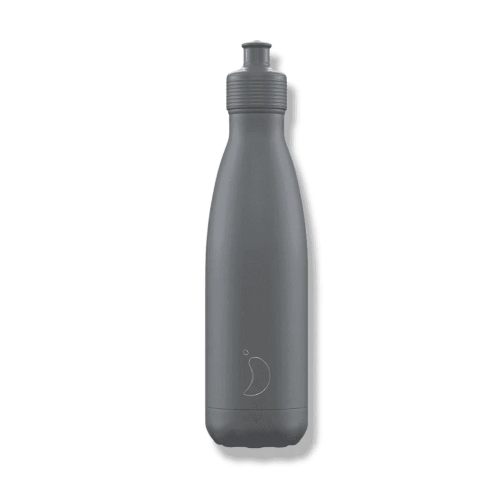 Chilly's Sports' Bottle 500ml- Mono Grey