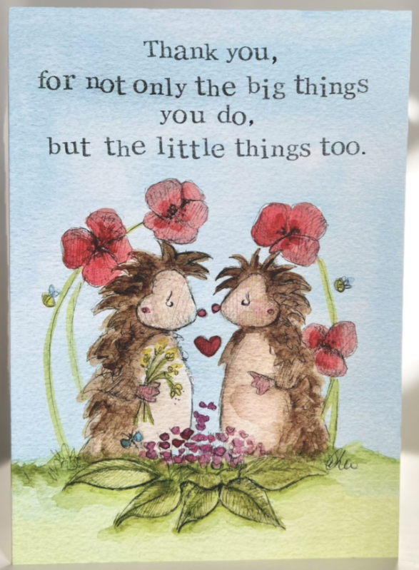 The Little Things- Thank-you Card