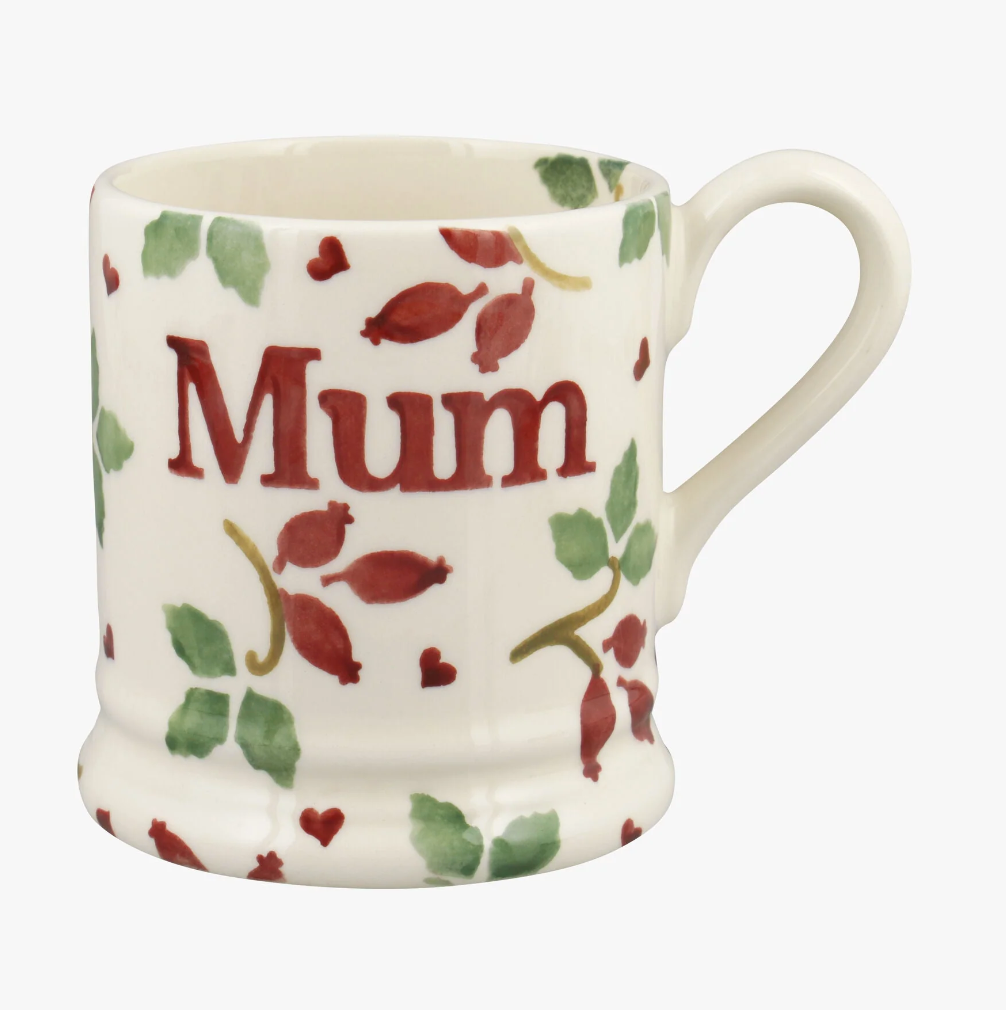 Folk Rosehip Mum 1/2 Pint Mug