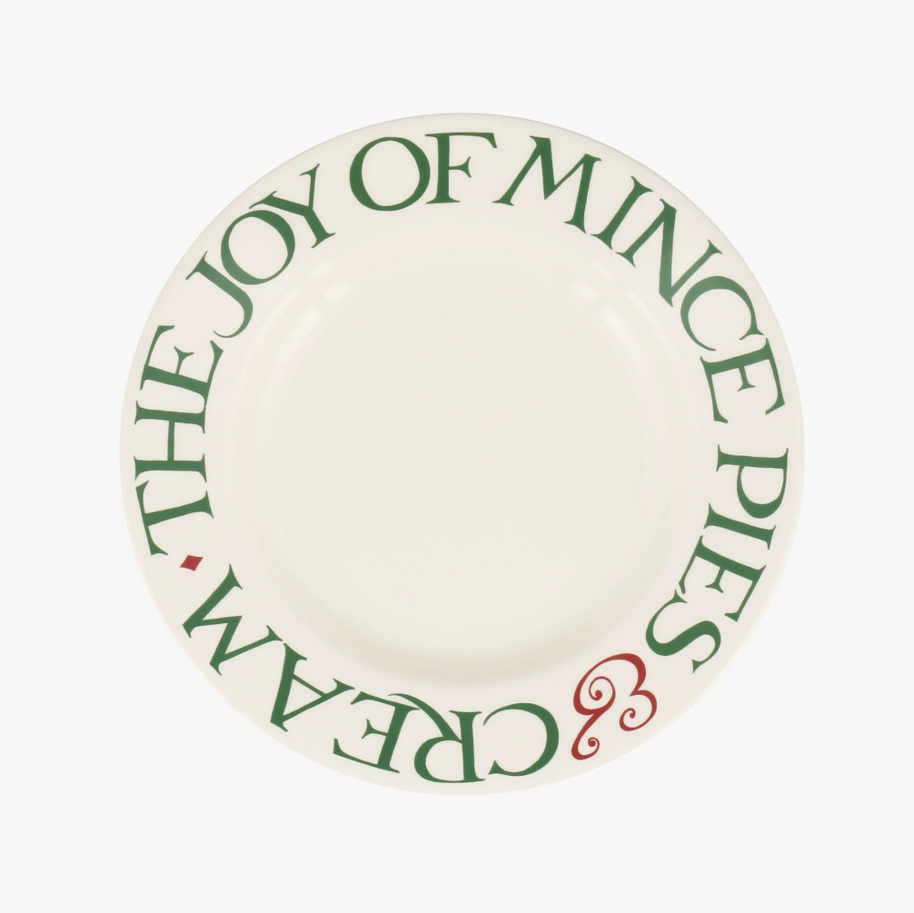 Christmas Toast & Marmalade Joy Of Mince Pies 8 1/2 Inch Plate