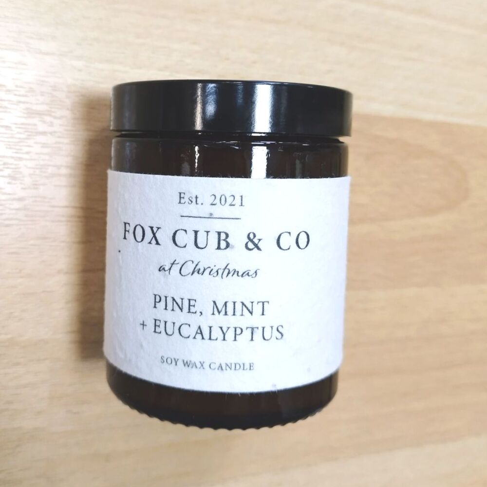 Pine, Mint and Eucalyptus Candle