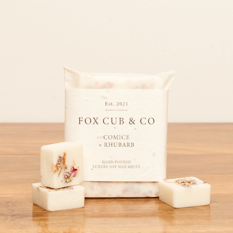 Comice and Rhubarb Wax Melts (pack of 6)