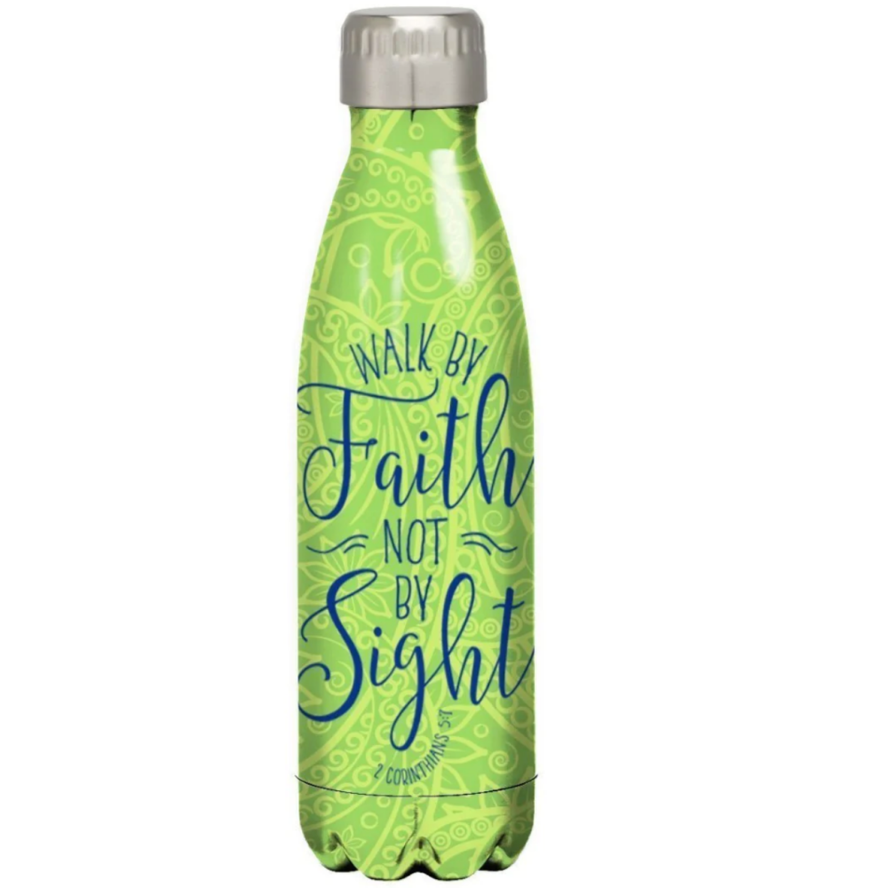 Walk by Faith Stainless Steel Water Bottle