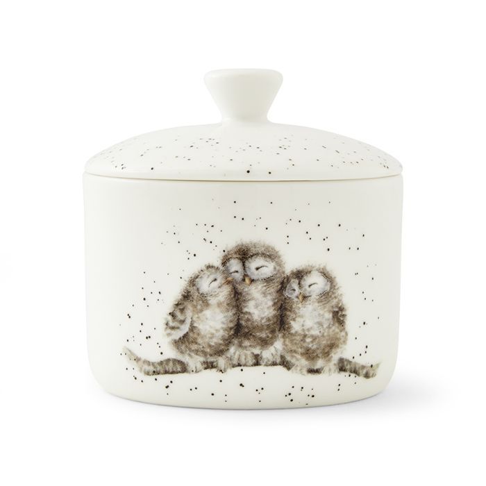 Owlets Small Lidded Storage Jar