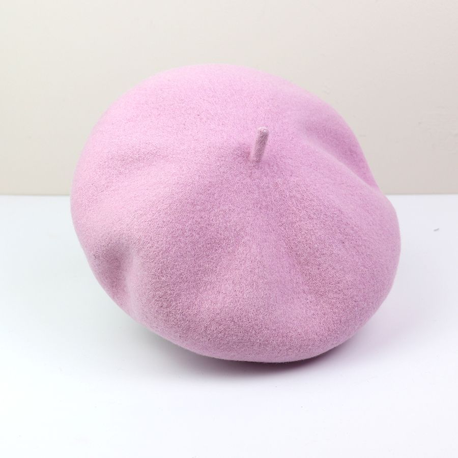 Wool Beret- Pink