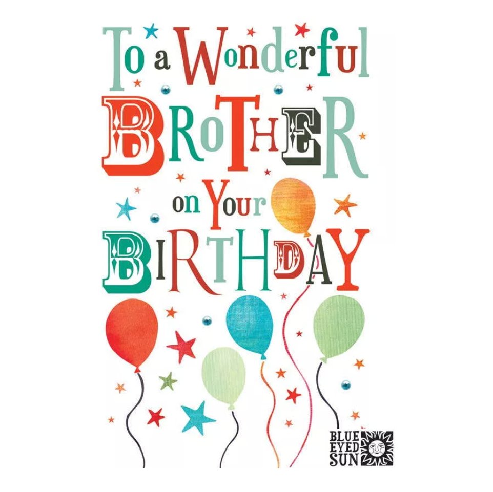 Brother Birthday Card