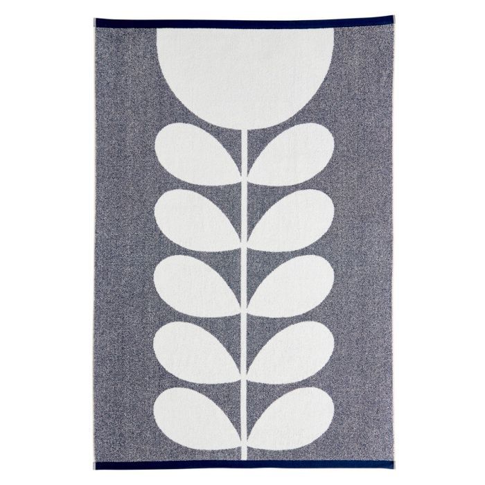 Sunflower Whale Blue (Orla Kiely)- Bath Towel
