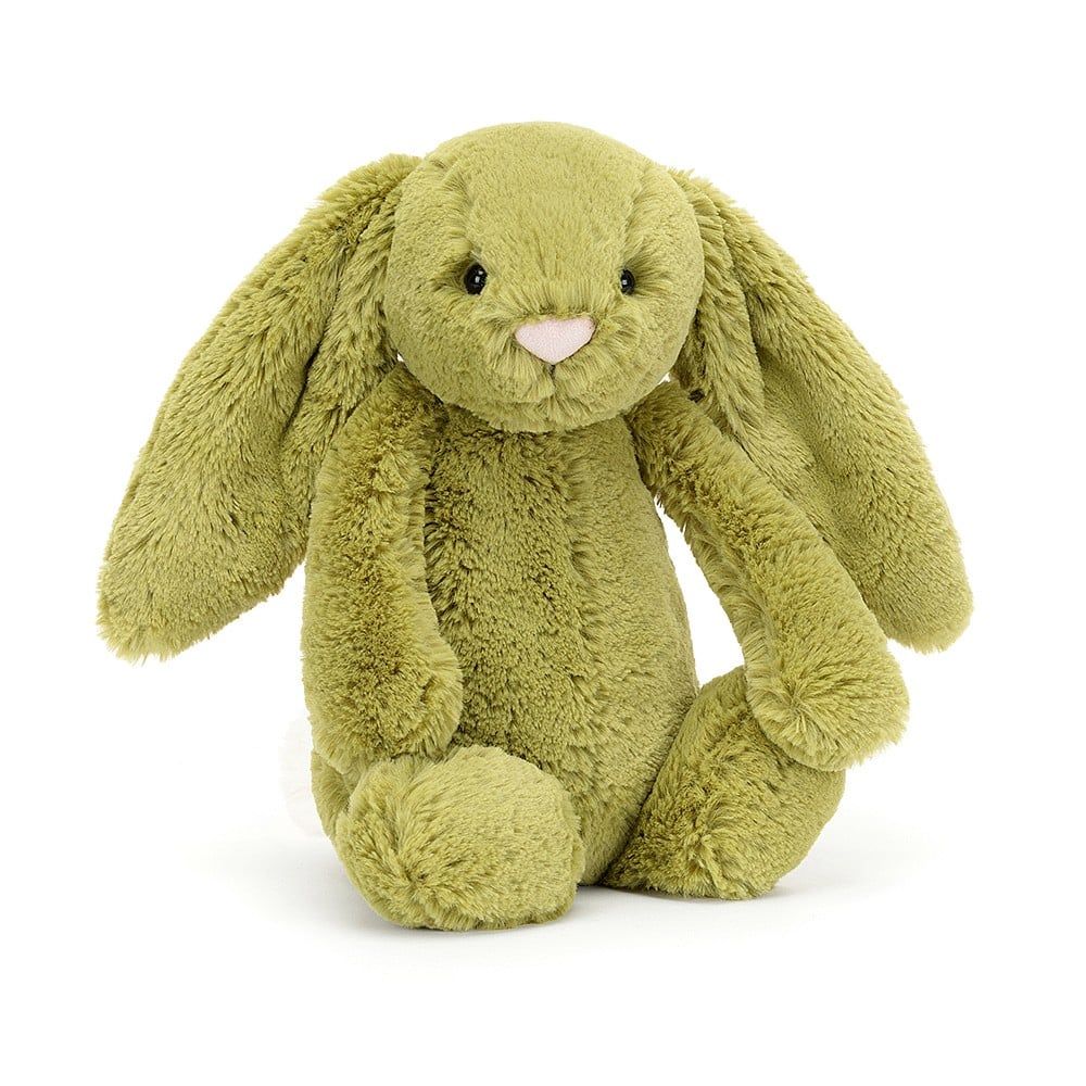 Bashful Moss Green Bunny- Medium (Original)