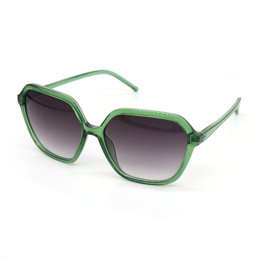 Emerald Green Recycled polycarbonate hexagon Sunglasses
