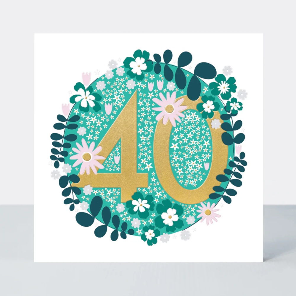 40th Birthday Card