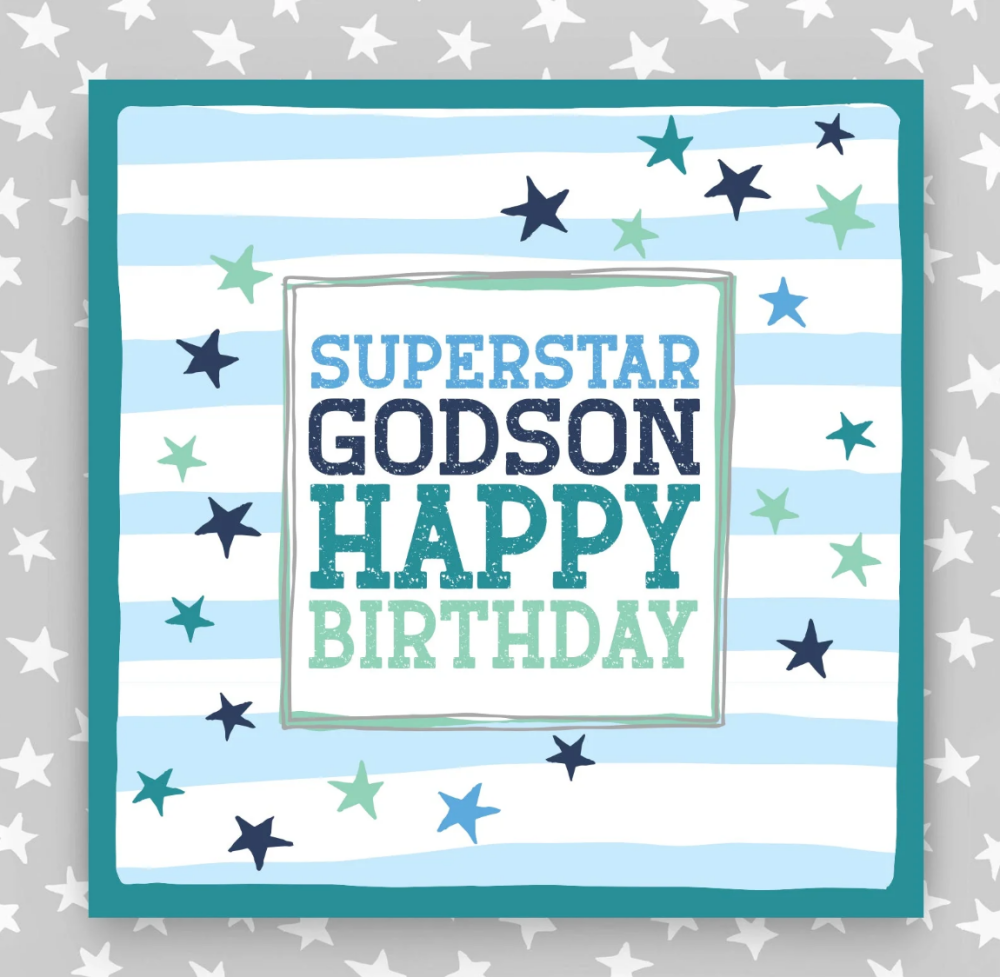 Godson Birthday Card