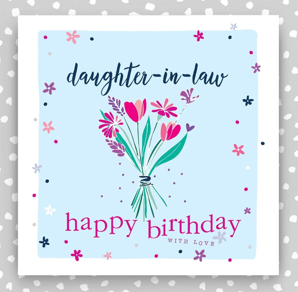 Daughter-in-law Birthday Card