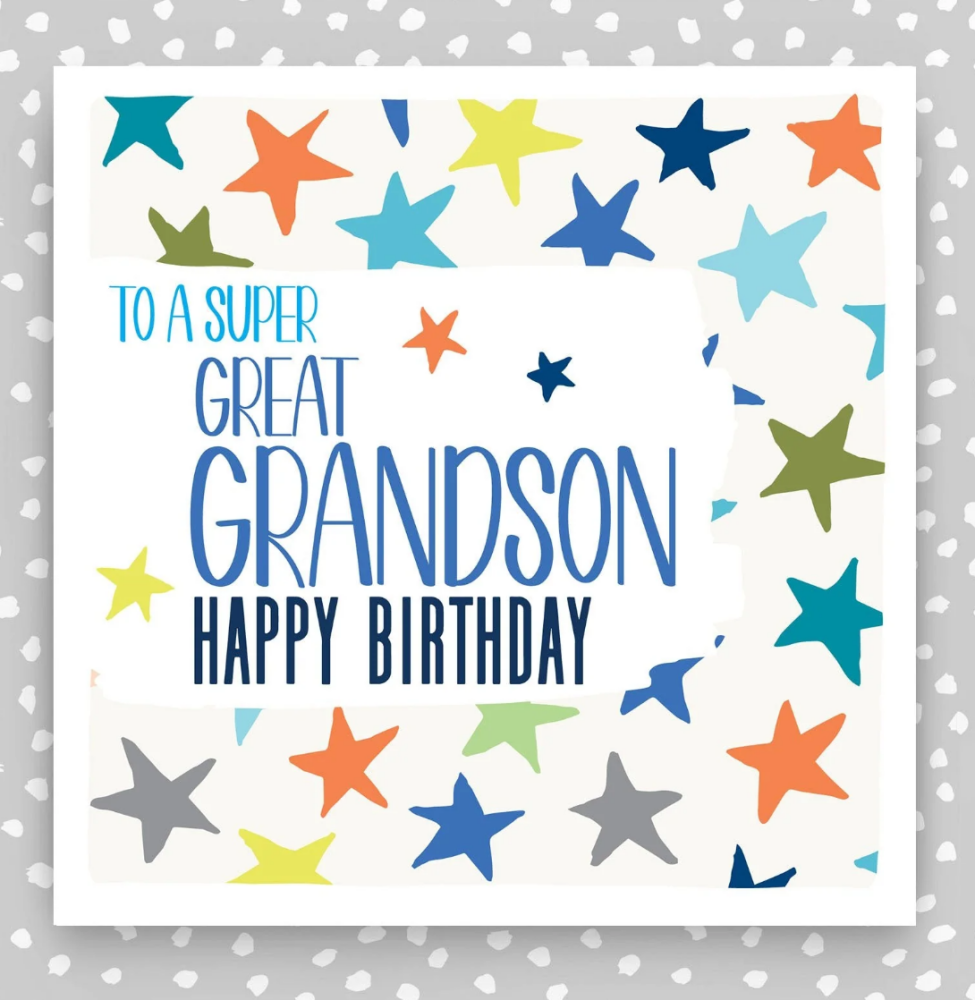 Great- Grandson Birthday Card