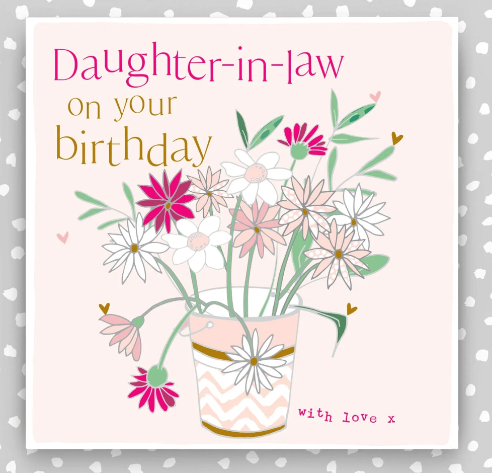Daughter-in-law Birthday Card