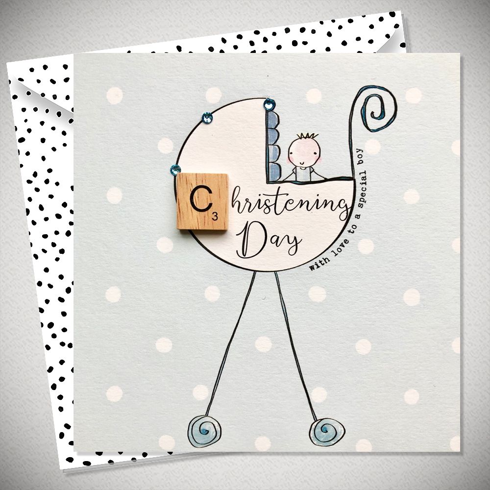 Boy Christening Card