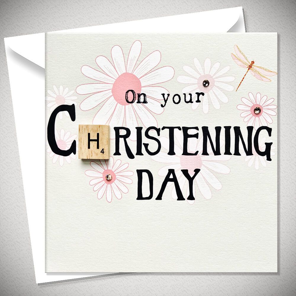 Girl Christening Card