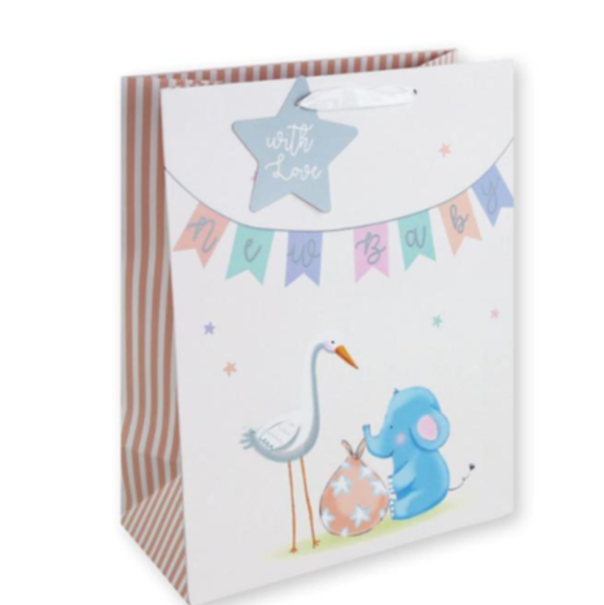 Baby Gift Bag (Large)- Stork