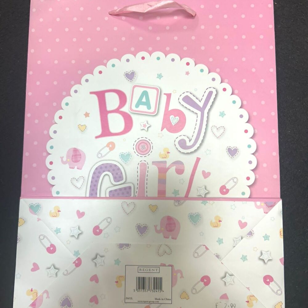 Baby Girl Gift Bag (Large)
