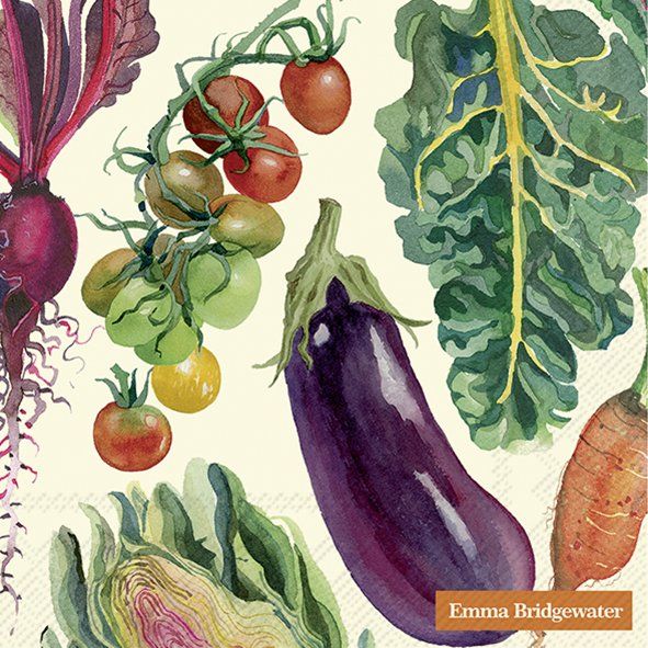 Vegetable Garden Napkins- Emma B