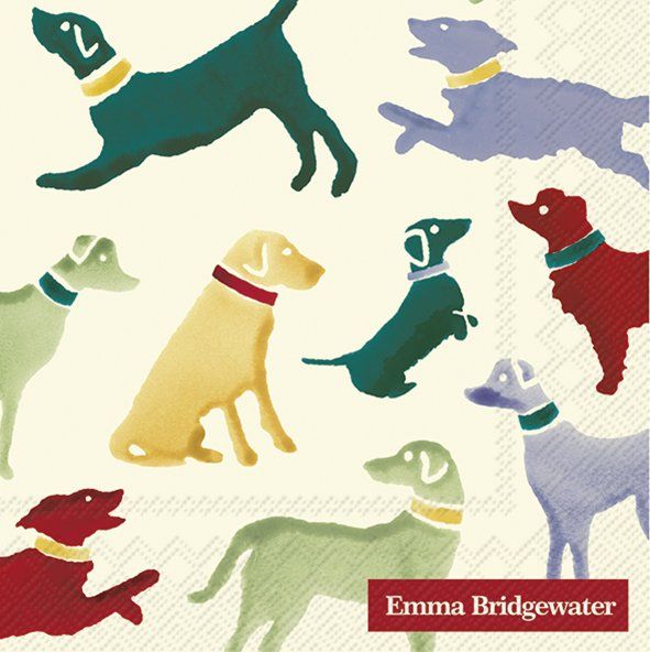 Polka Dogs Cocktail Napkins- Emma B