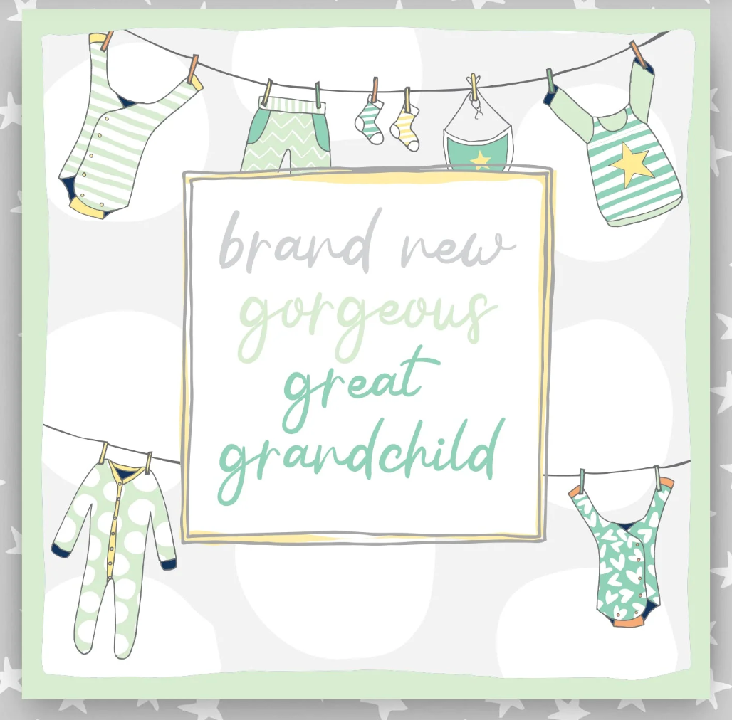 New Great Grandchild Card